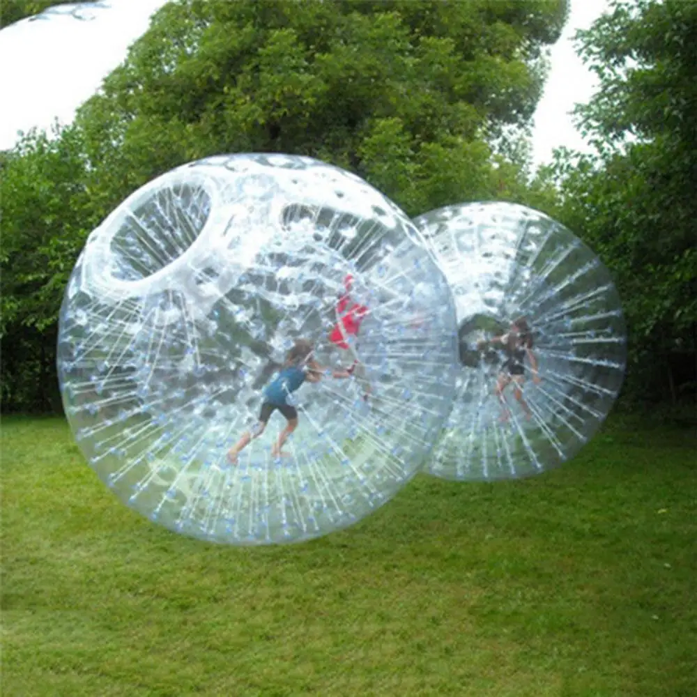 

Inflatable Lawn Zorb Ball for Winter, Water Rolling Zorb Ball, Large Durable Clear Human Snow Zorb Ball Bowling Game