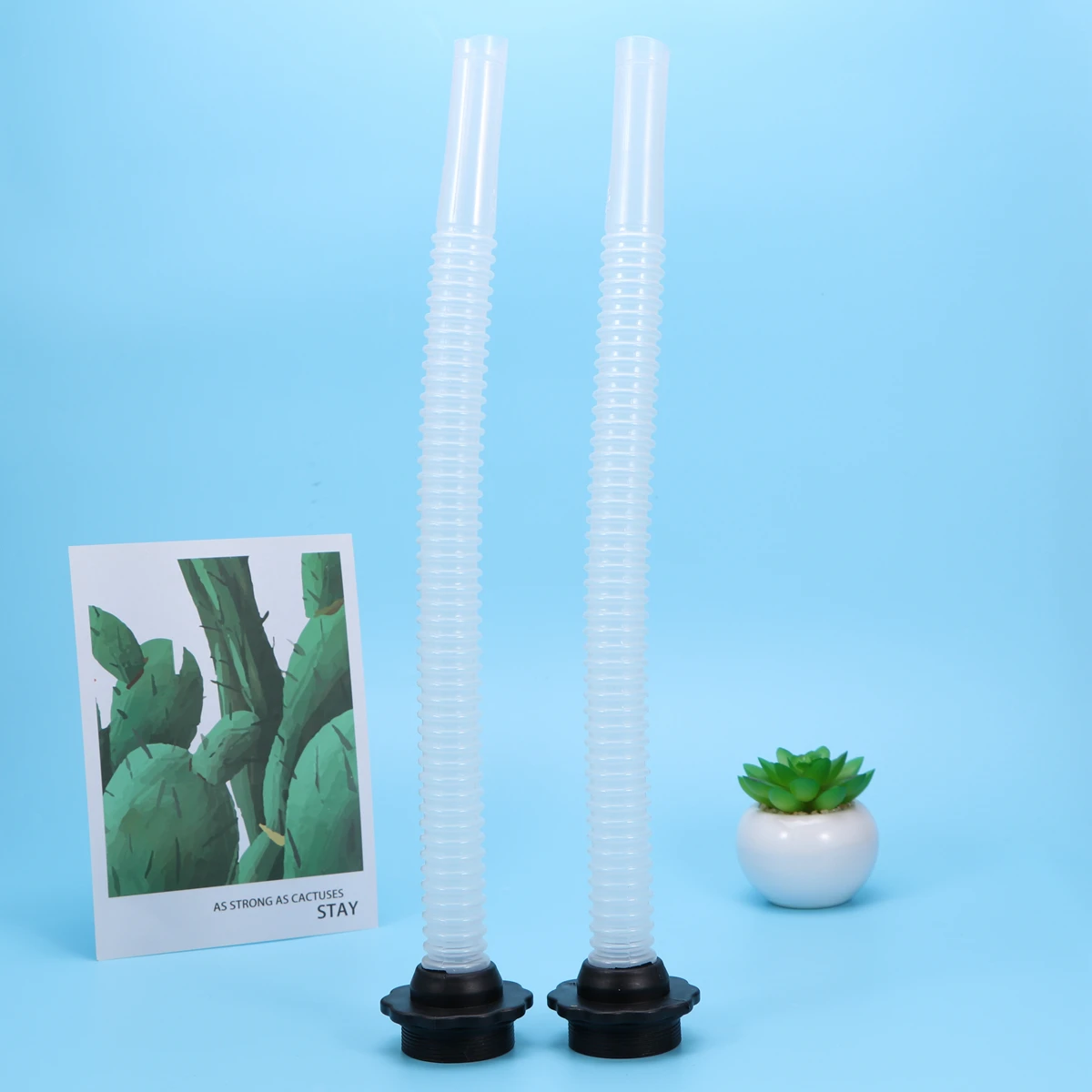 

2pcs Plastic Oil Guide Spout For Gas Can Extended Fuel Transfer Tube With Filter Compatible Universal Gas Tank Water Jug