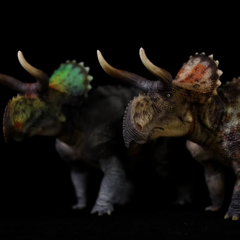 Prähistorisches Dinosauriermodell, Triceratops Horridus, Actionfigur, Sammlerornamente, die Weihnachtsgeschenke für Freunde überraschen
