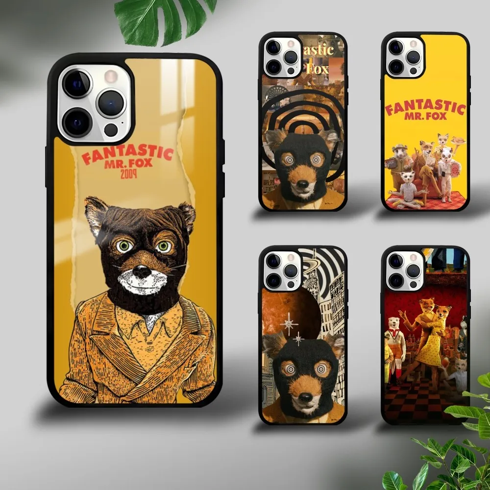 The F-Fantastic M-Mr. Fox Phone Case For iPhone 16 15 14 13 12 11 Pro Xs Max Mini Plus Celulares Hard Funda