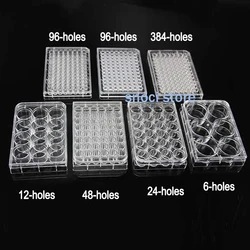 Polystyrene Petri Dishes Culture Dish for Laboratory Medical Biological Scientific Lab Supplies 6/12/24/48/96/384 Well