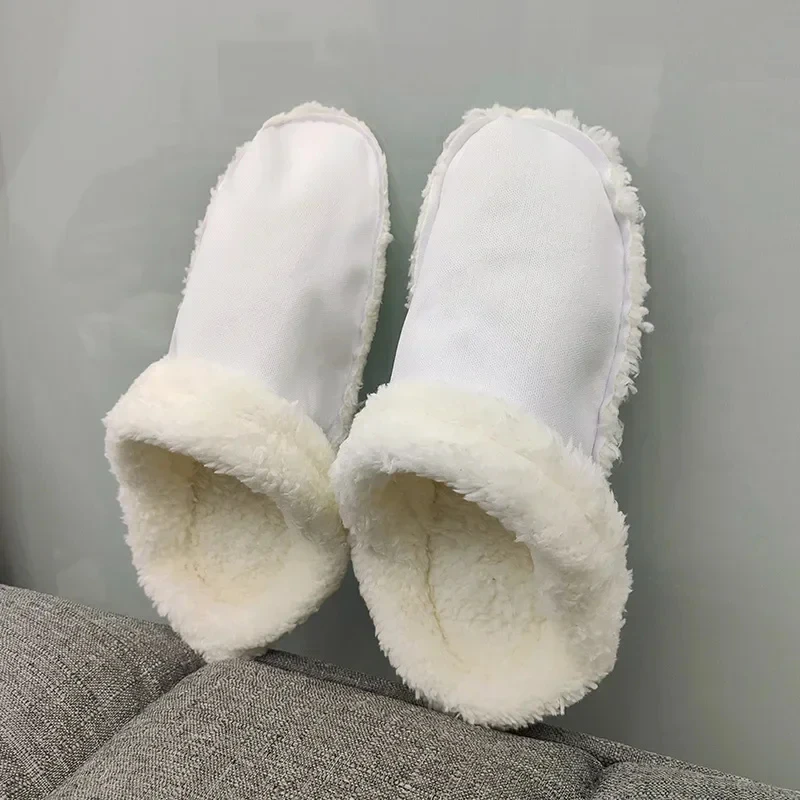 Plantillas Cálidas para Invierno, Insertos de Piel Gruesos, Cubre Zapatos para Hombre y Mujer, Forro de Felpa Extraíble, Almohadillas Cómodas, Accesorios para Pantuflas
