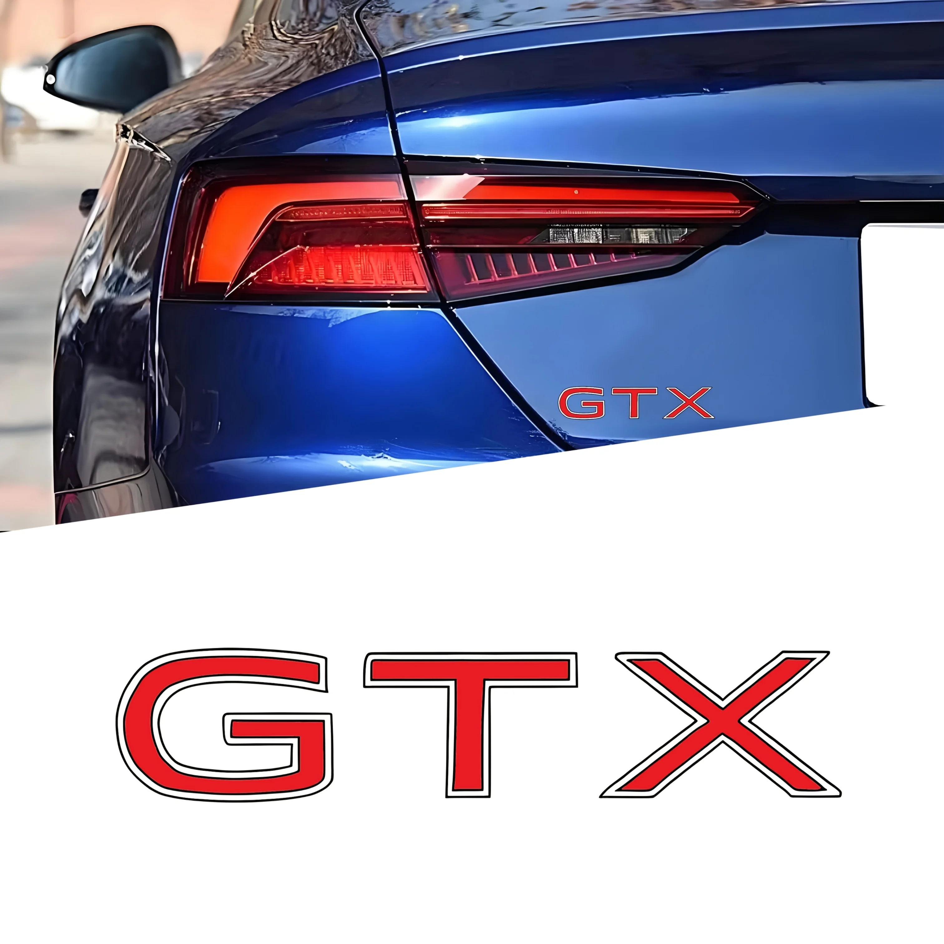 "GTX ملصق شارة شعار السيارة لشركة فولكس فاجن ID.3 ID.4 ID.5 ملحقات تصفيف السيارة الكهربائية ملصق مائي" #3