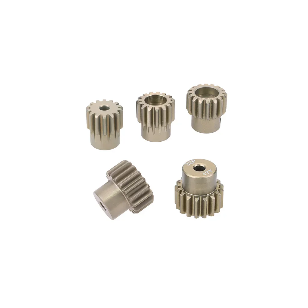 32DP 3.175/5mm 12T 13T 14T 15T 16T 17T 18T 19T 20T 21T Metal Pinion Motor Gear for 1/8 1/10 RC Car Wltoys HSP Brushed Brushless