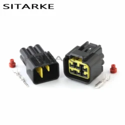 6 Pin Black Furukawa RFW 090 Waterproof Auto Wire Connector Window Lifter High-voltage Ignition Coil Plug FW-C-6F-B FW-C-6M-B
