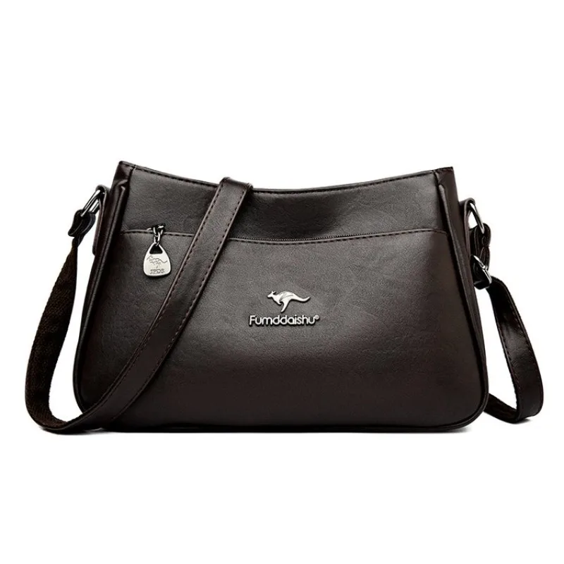Fashionable Ladies Handbag And Trendy Unique Diaper Bags For Commuter Stylish Leather Crossbody-Bag