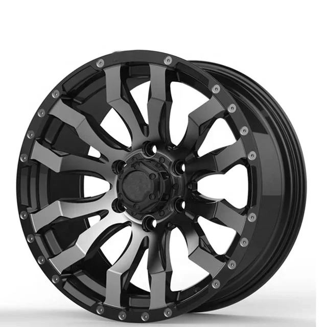 Offroad Wheels New Design 15 16 17 18 19 20inch 4x4 Deep Lip Aluminum Alloy Wheel Flow Formed for Off-road Cars and Pickup Truck