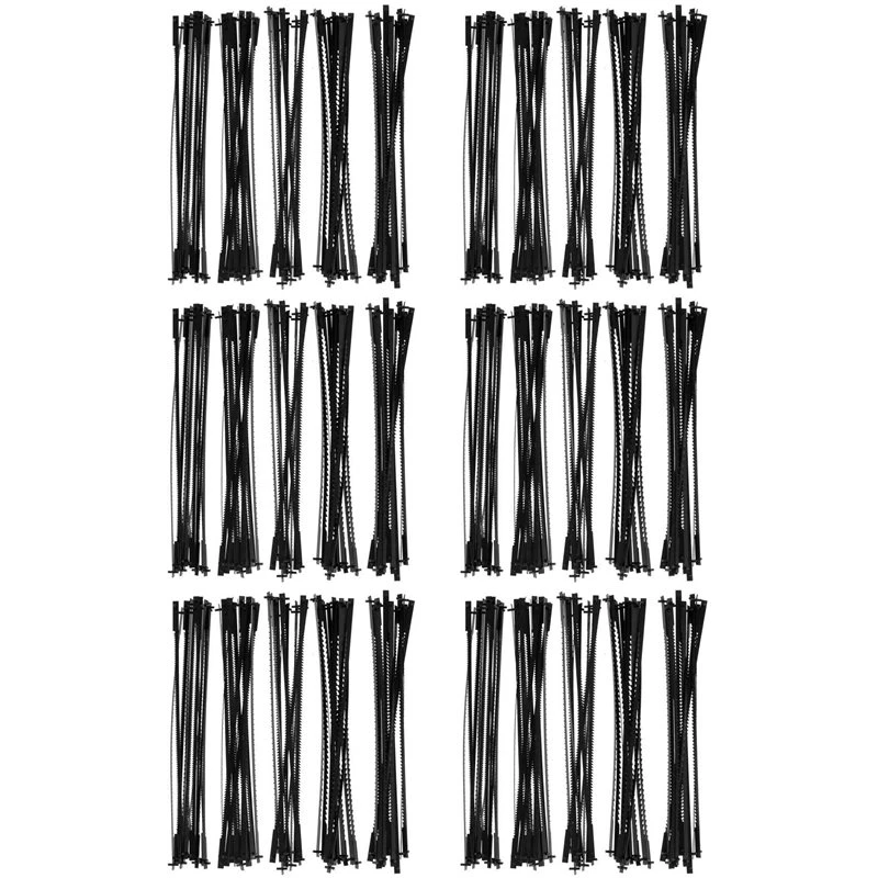 WORTHOWN-Scroll Saw Blades 127 Mm Scroll Saw Blades With Pin 10/15/18/20/24 Teeth Fretsaw Blades For Scroll Saw (360 Pieces)