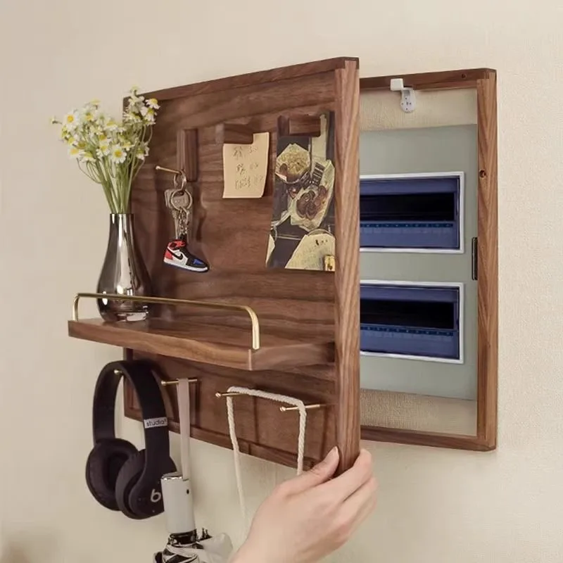 

2025 Home Electric Meter Box Wall Hanging Decoration Painting Household Multifuctional Wooden Switch Blocking Decoration LH275