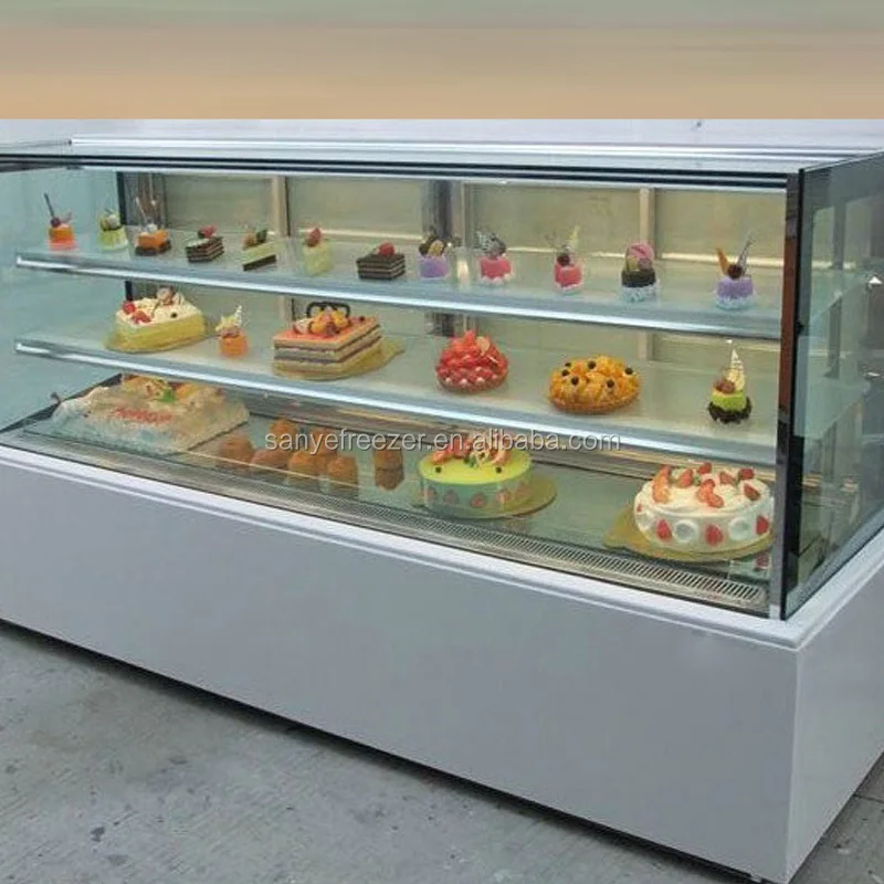

Display Cooler Hot Sale Bakery Display Counter Top Chiller Glass Door for Cake Display