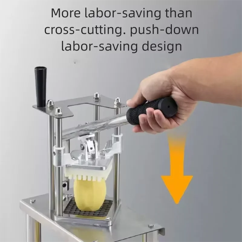 Commercial Kitchen Vegetable Chopper and Cutter High-Efficiency Potato French Fry Making Machine