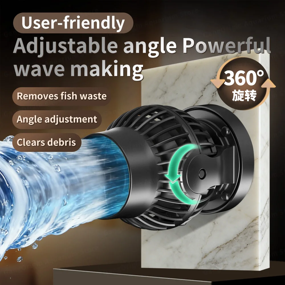 Jebao GOW Wave Maker 100-240V Quiet Energy-Saving Bluetooth/WIFI Controlled Aquarium Pump Suitable for Freshwater And Saltwater