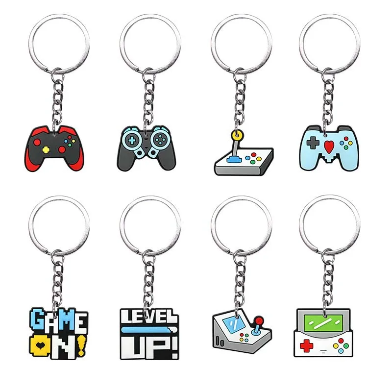 joystick keychain Style Game Machine Keychain & Keyring Cute Gamepad Joystick Chain Keychains Bag Car Hanging Fit Men Boy Keys