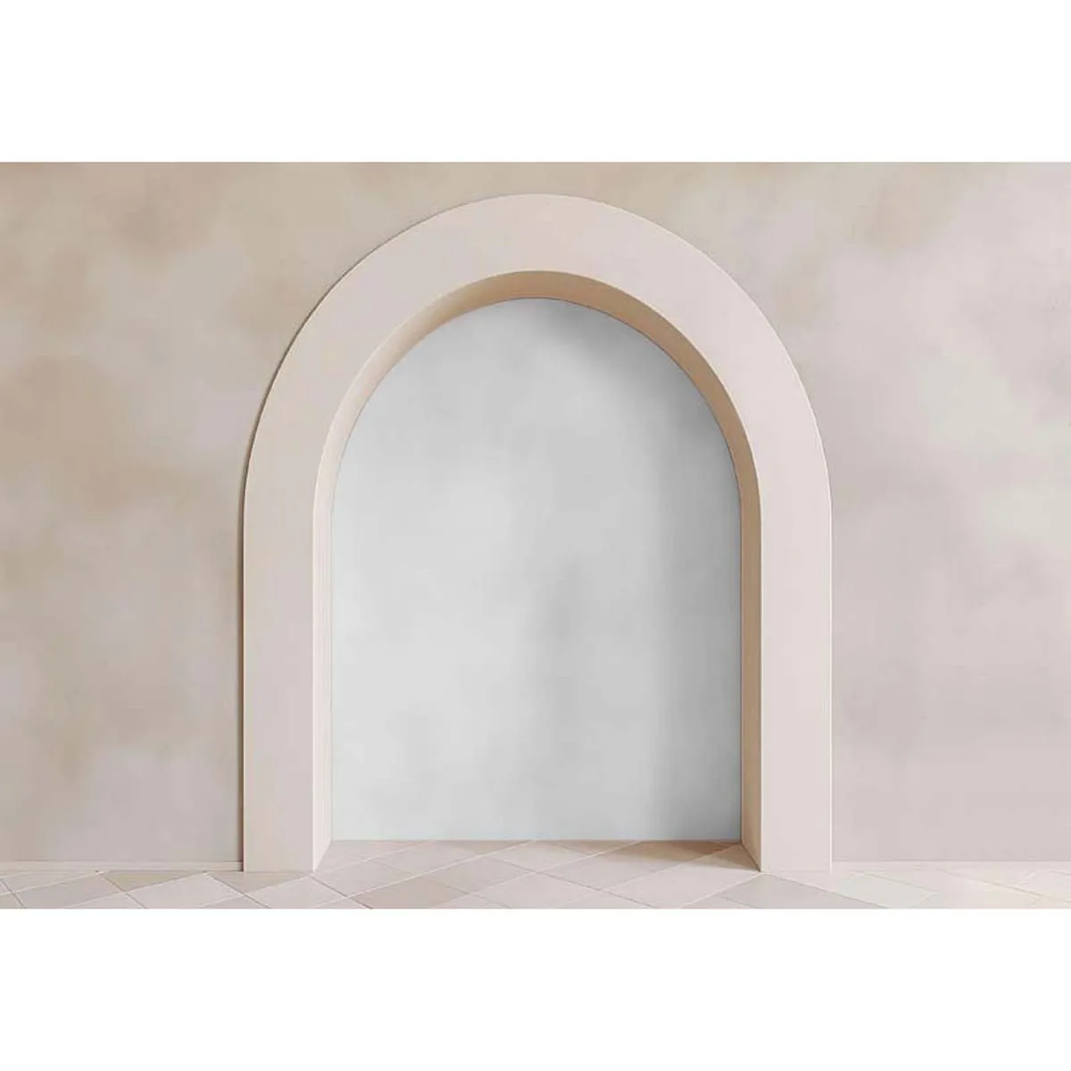 

Allenjoy Classic Beige Arch Wall Backdrop