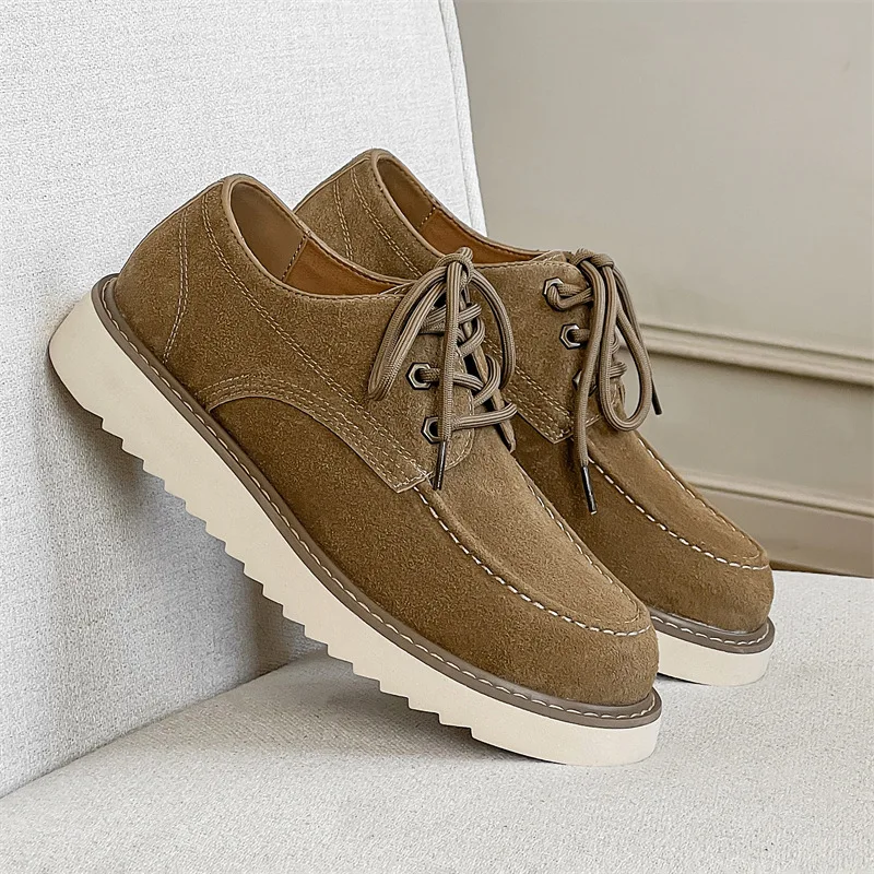 Novos sapatos casuais masculinos retro anti-luffo couro ferramentas sapatos zapatos planos informales hombre sapatos masculinos casuais couro