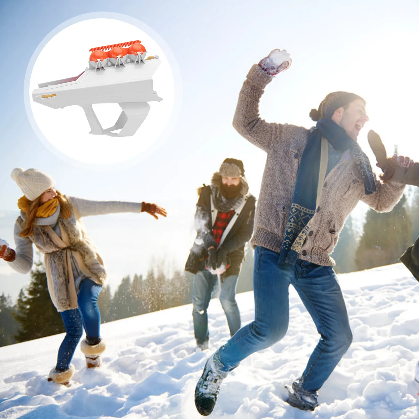 

Launcher Outdoor Toys Winter Plaything Throwing ABS Fight Playing Game