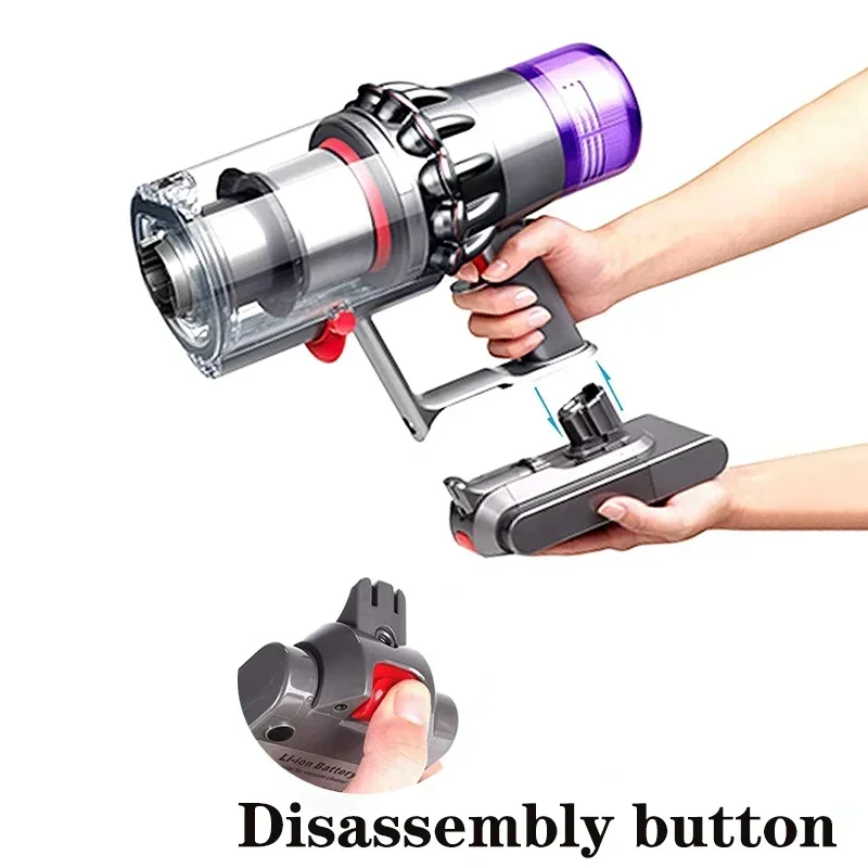 

(V11) Сменный аккумулятор для Dyson V15 Кнопка аккумулятора Click в установке Стиль V11V15 SV15 SV16 SV22 970425-01 12,8 Ач