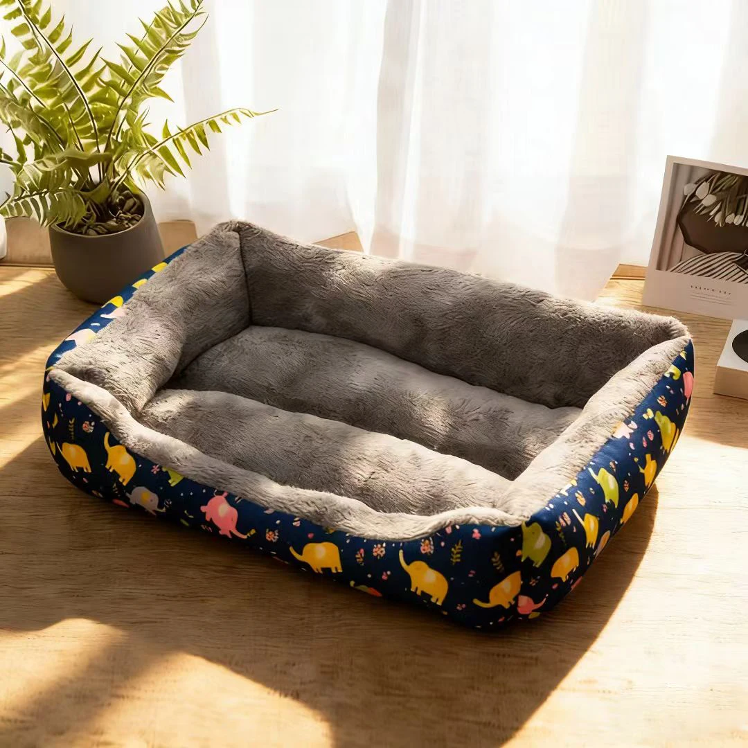 Cama sofá de felpa para perros pequeños, medianos, grandes y gatos - imagen 3