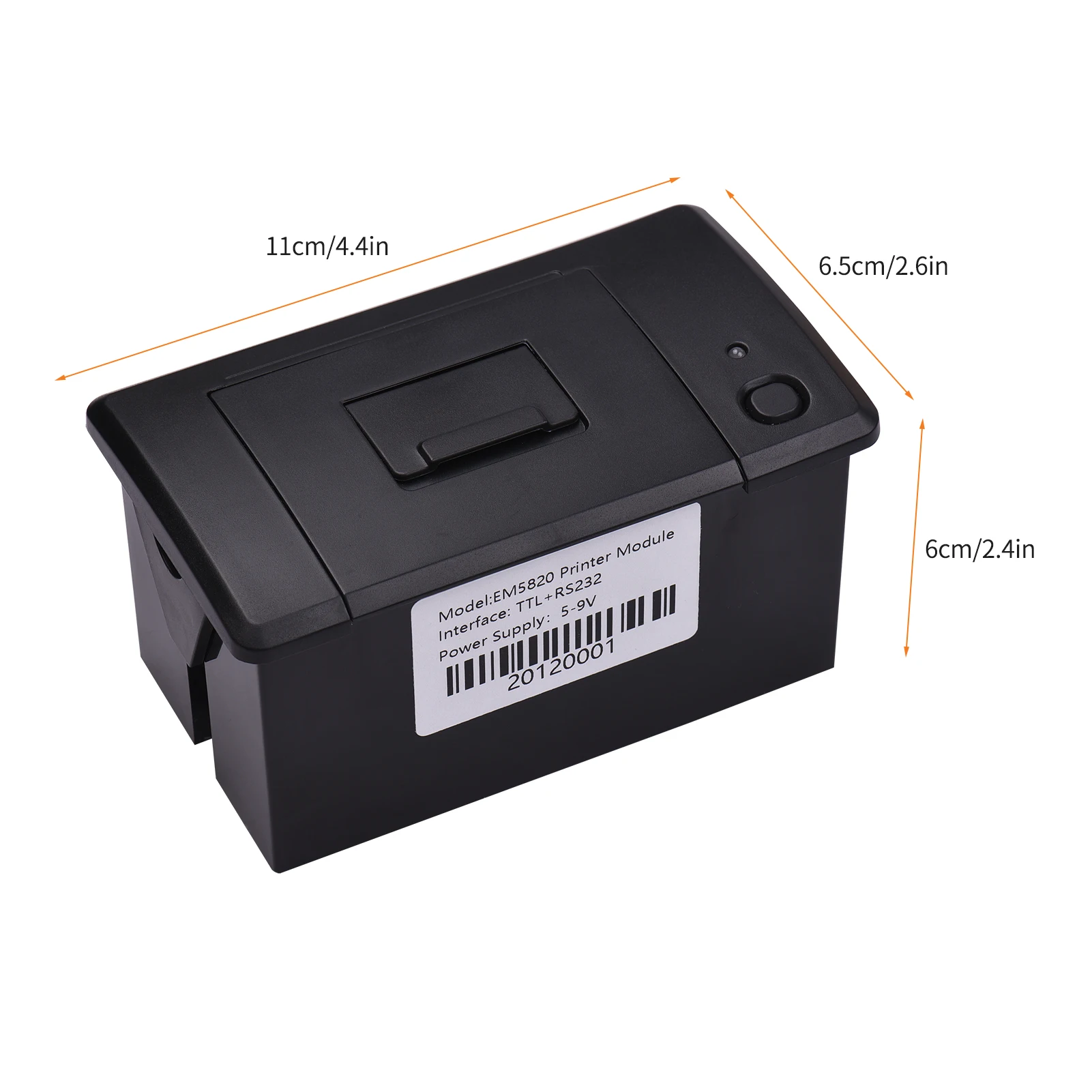 Embedded Thermal Receipt Printer 58MM Mini Printing Module Low Noise with USB/RS232/TTL Serial Port Support ESC/POS Commands