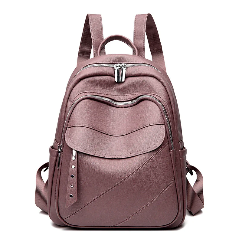 New Arrival PU Backpack Purse for Women Shoulder bag Soft Crossdody Bag Large Elegant Casual Daypacks