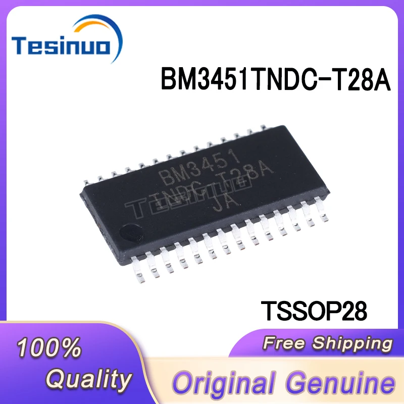 5/PCS New Original BM3451TNDC-T28A BM3451 TSSOP28 Multiple lithium battery protection chip In Stock