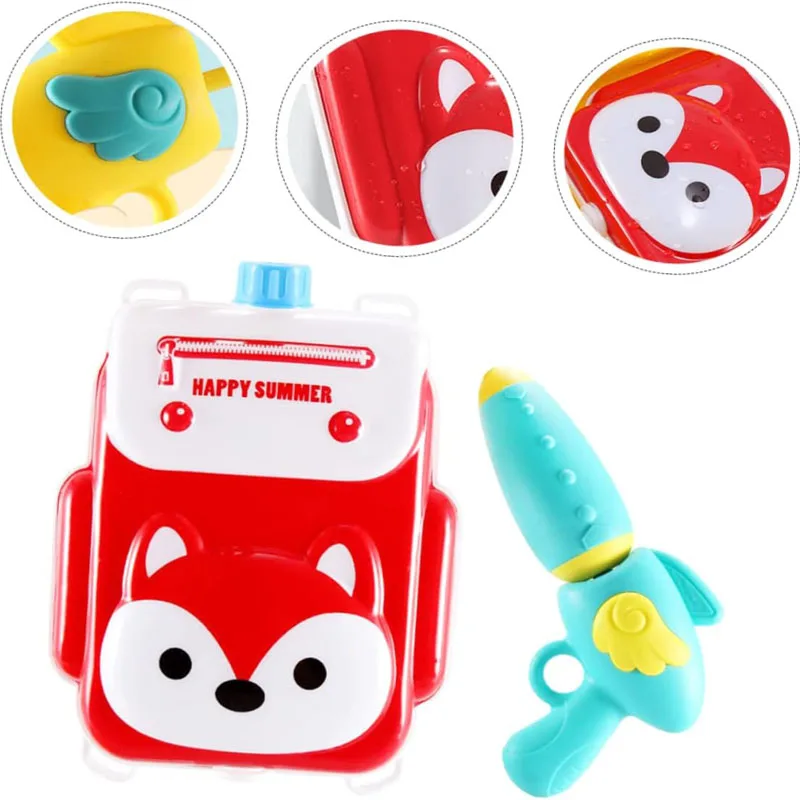 لعبة حيوانات كرتونية صغيرة مسدس ماء للأطفال ، حقيبة ظهر للأطفال ، شاطئ ، حمام سباحة ، حفلة ، قتال ، صالح للأطفال ، صيف #4