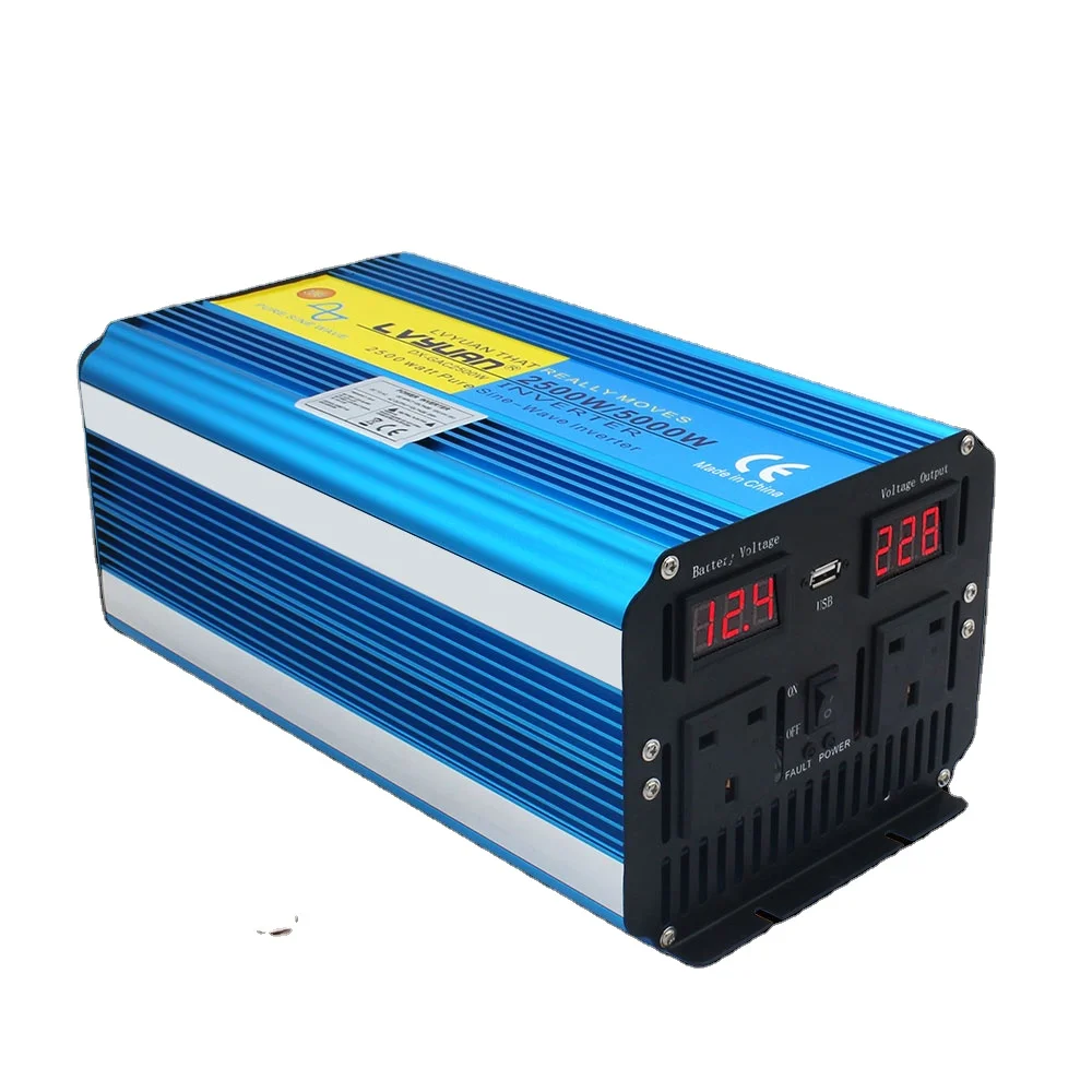 

Pure Sine Wave Inverter 5KW 5000W Power Supply DC 12V Inverter 220V Car Power Inverter Voltage Transformer Converter Dual Sosket