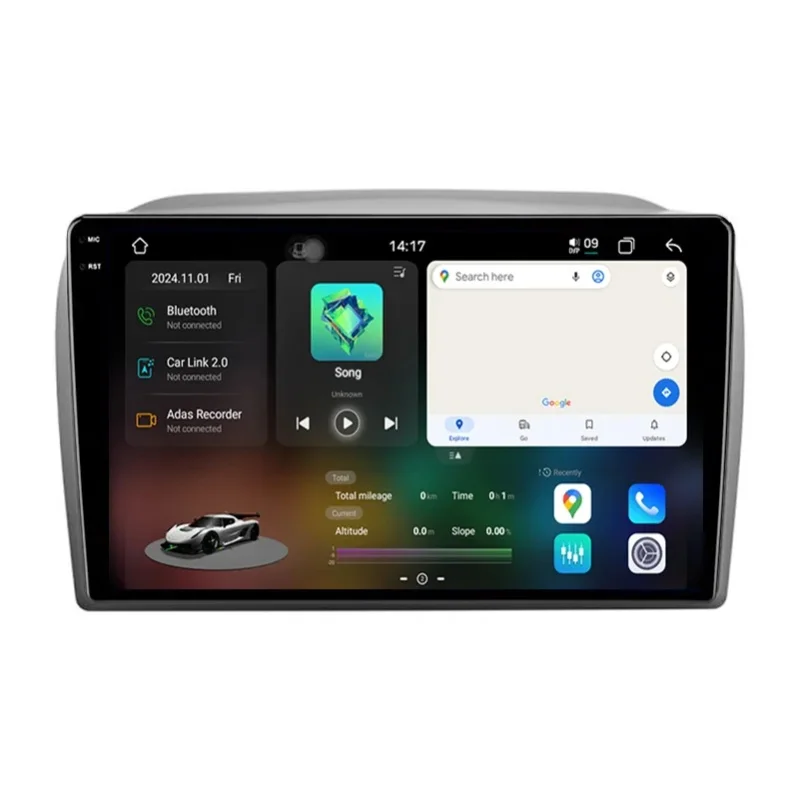 Radio samochodowe Eunavi z systemem Android 15 do FIAT Doblo 2009 - 2015 Nawigacja GPS Odtwarzacz multimedialny wideo Stereo Carplay+auto WiFi+4G BT — 2