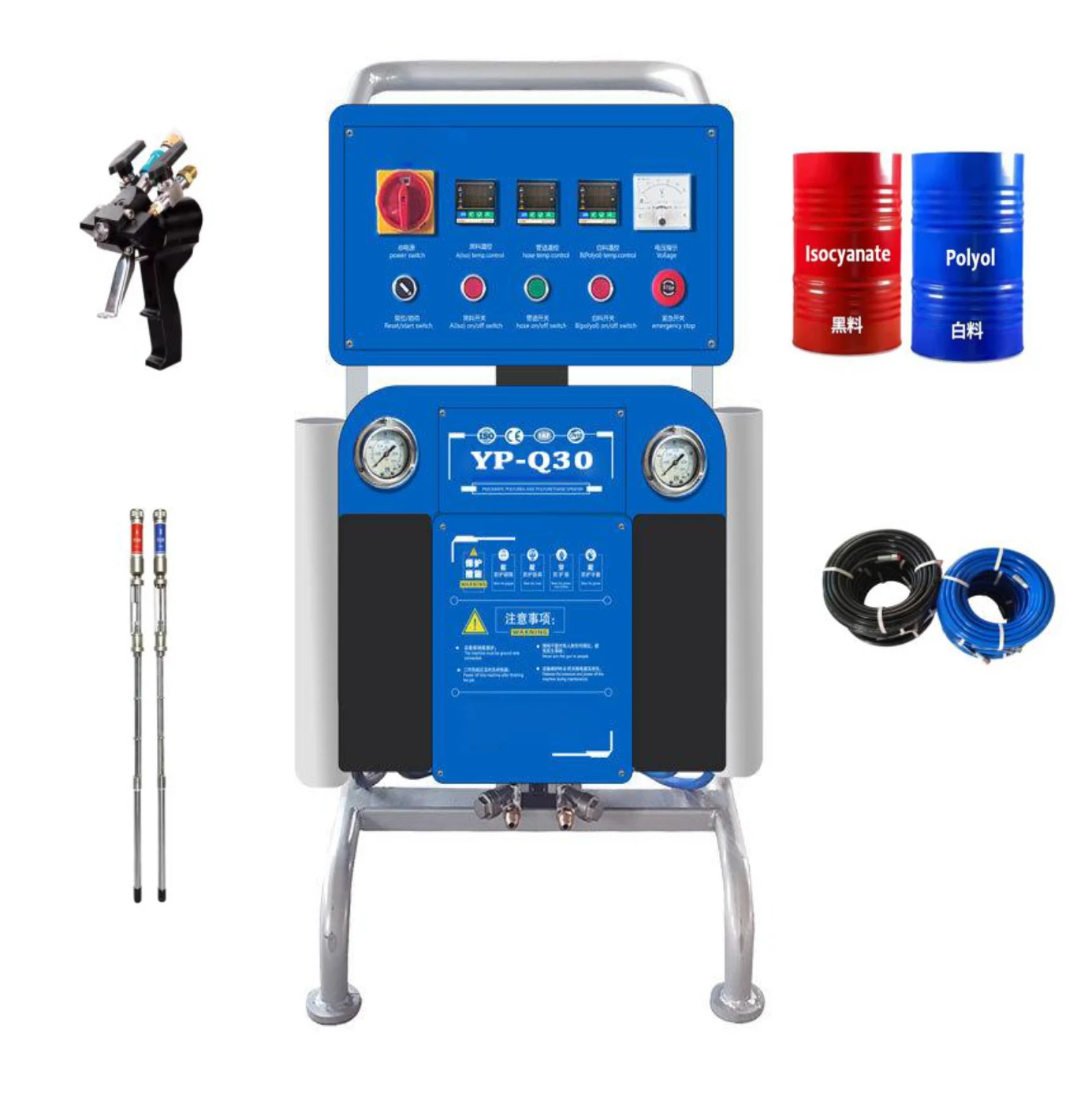 Small Polyurea Spraying Machine For Roof Waterproofing And Pipeline Steel Structure Anti-corrosion Coating Spraying Equipment