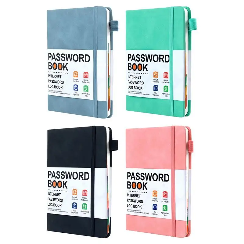 Password Address Book Website Password Secure Book With Alphabetical Tabs Pocket Address Log Notebook For Account Details