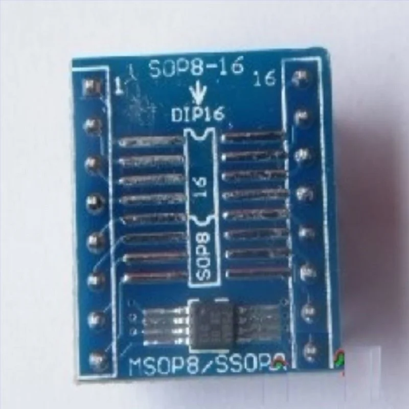 Sop16 transformar dip16 multi-função adaptador placa msop8 tssop8 ssop8 sop8 largo ou estreito