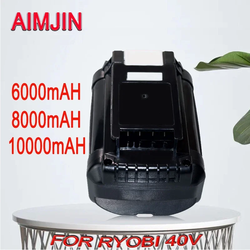 

40V 6000/8000/10000mAh Li-ion Battery for Ryobi OP40401 OP4050A OP4050 RY40502 RY40200 RY40400 Power Tools Replacement Battery