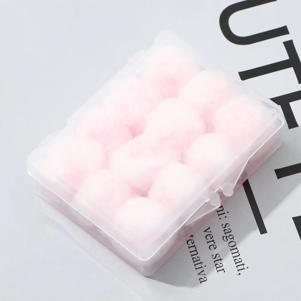 12PCS Swimming Ear Plugs Noise Reduction Paraffin Cotton Pink Wax Cotton Earplugs Sleeping Snoring Sound Insulation Ear Plug