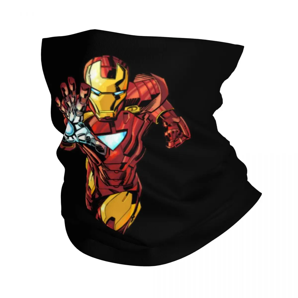 MARVEL Iron Man Bandana Neck Cover Motocross Face Scarf Balaclava Cycling Unisex Adult Windproof