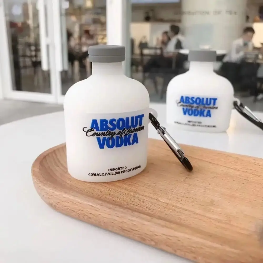 

Чехол для наушников Anti-Fall Vodka, пылезащитный силиконовый чехол для наушников, ударопрочный, моющийся, для AirPods 4/3/2/1/Pro/Pro2