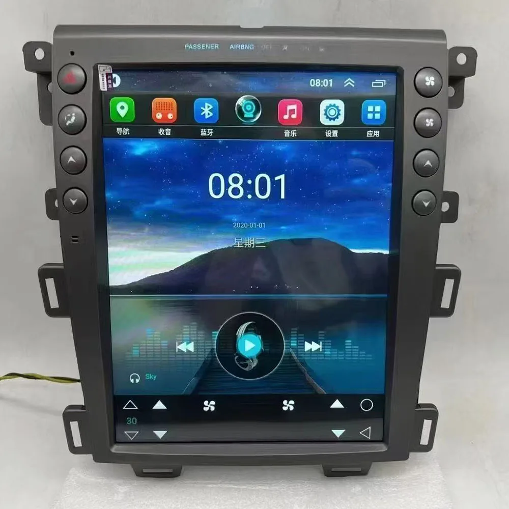 For Ford Edge 2009-2013 Car Radio Video Players Bluetooth Android 14 Stereo Receiver Automotive Multimedia DSP GPS Carplay