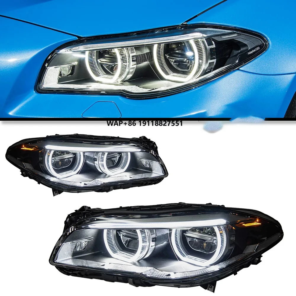 

Для 5-й серии F10 F18 M5 оригинальная фара в сборе на 2011-2017 гг. Светодиодные фары Модифицированные передние фонари