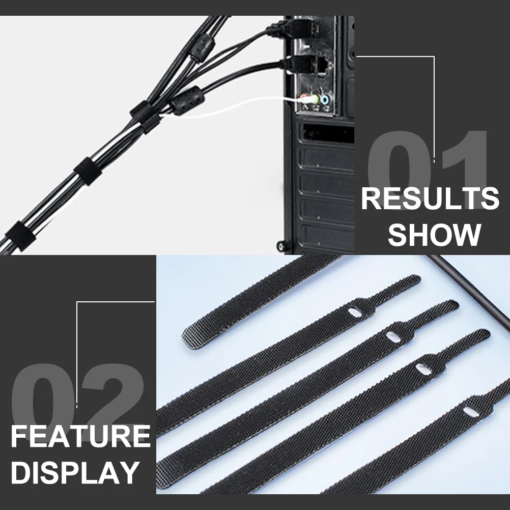 

20Pcs Adjustable Cable Ties Nylon Straps for Cable Management Keep Wires Tidy and Easily Accessible Cord Ties Cord Straps
