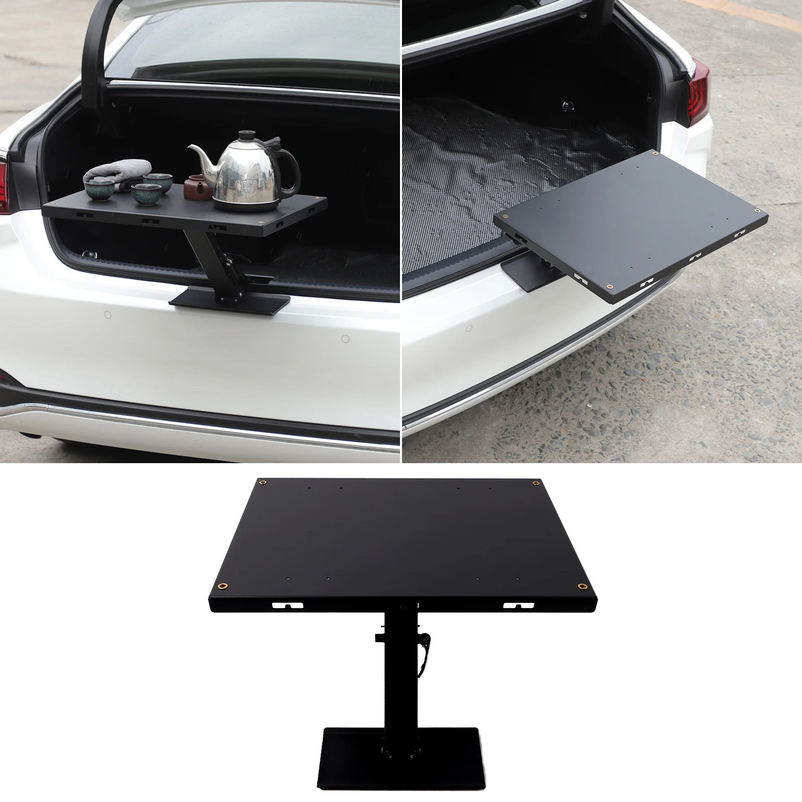 

For Lexus ES 2018-2025 Car Rear Door Lock Expansion Small Table Plate Carbon Steel+Aluminum Alloy Car Modification Accessories