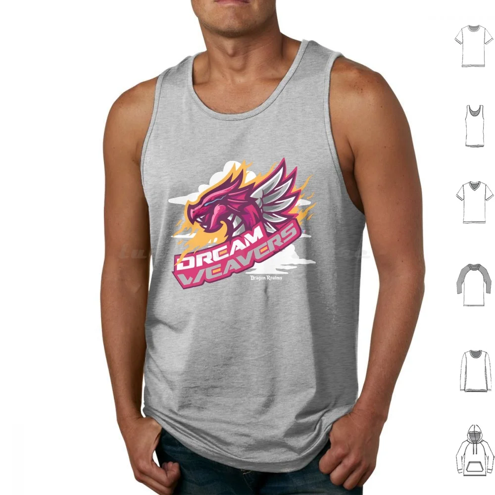 Dragon Realms-Dream Weavers Tank Tops Vest Sleeveless Video Games Fantasy Spyro Spyro The Dragon Dream Weavers Spyro 1 Ps1