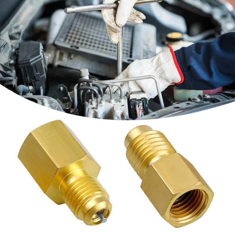 

R1234YF Quick Couplers R1234YF to R134A Conversion, High/Low Side Quick Coupler Adapter, R1234YF Quick Couplers