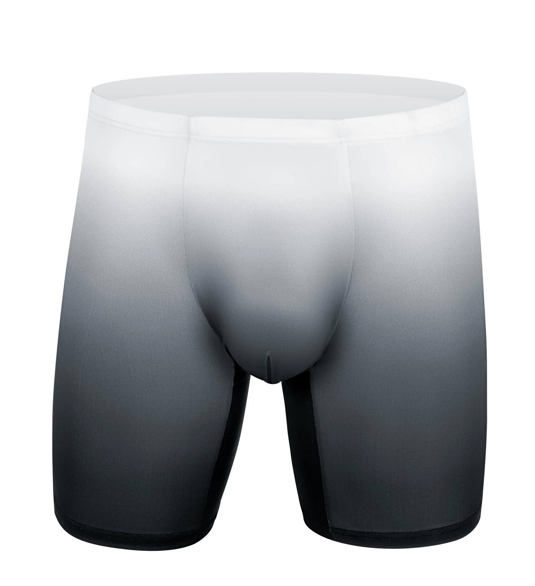 Herren Unterwäsche Boxer Shorts Hombre bequeme Eis Seide Panites Mann u konvexe Tasche mittellanges Bein Unterhose Cueca Calzoncillo