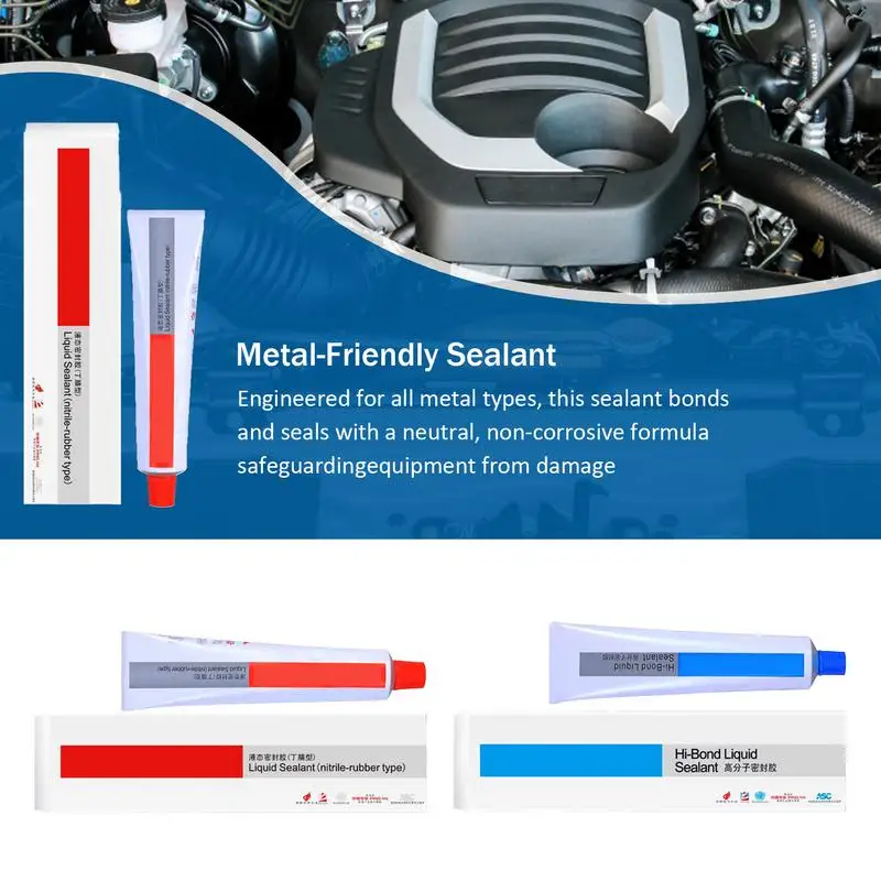 Car Engine Sealant 80g Waterproof Crack Sealant Bonding And Sealing For Automobiles Motorcycles Machinery Electronic Equipment