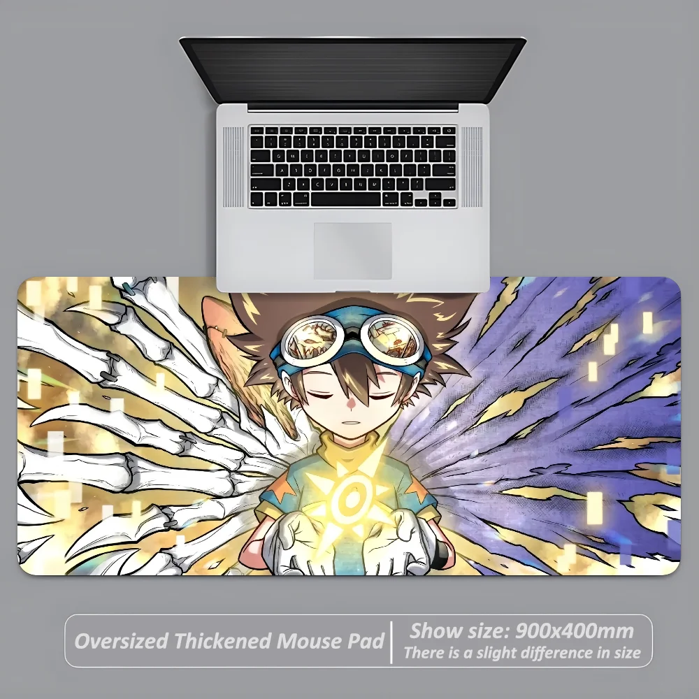 Anime D-Digital MonsterES Mousepad Large Anti-Slip Mouse Pad Stitched Edges Mat Durable Desk Laptop Gaming​ Keyboard Pad XXL