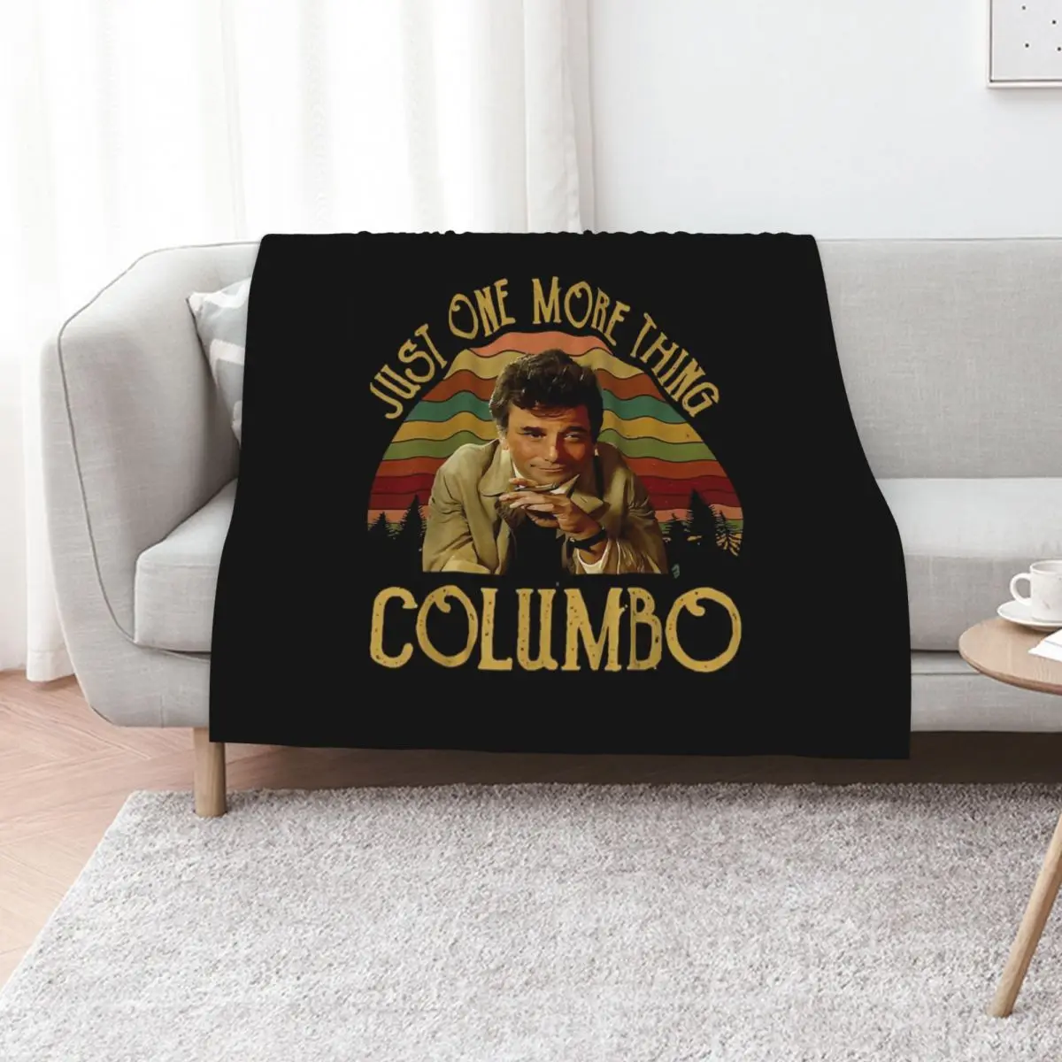 

Music Retro Funny Men Columbo Gifts Music Fans Throw Blanket Luxury Brand Bed for sofa Single Blankets