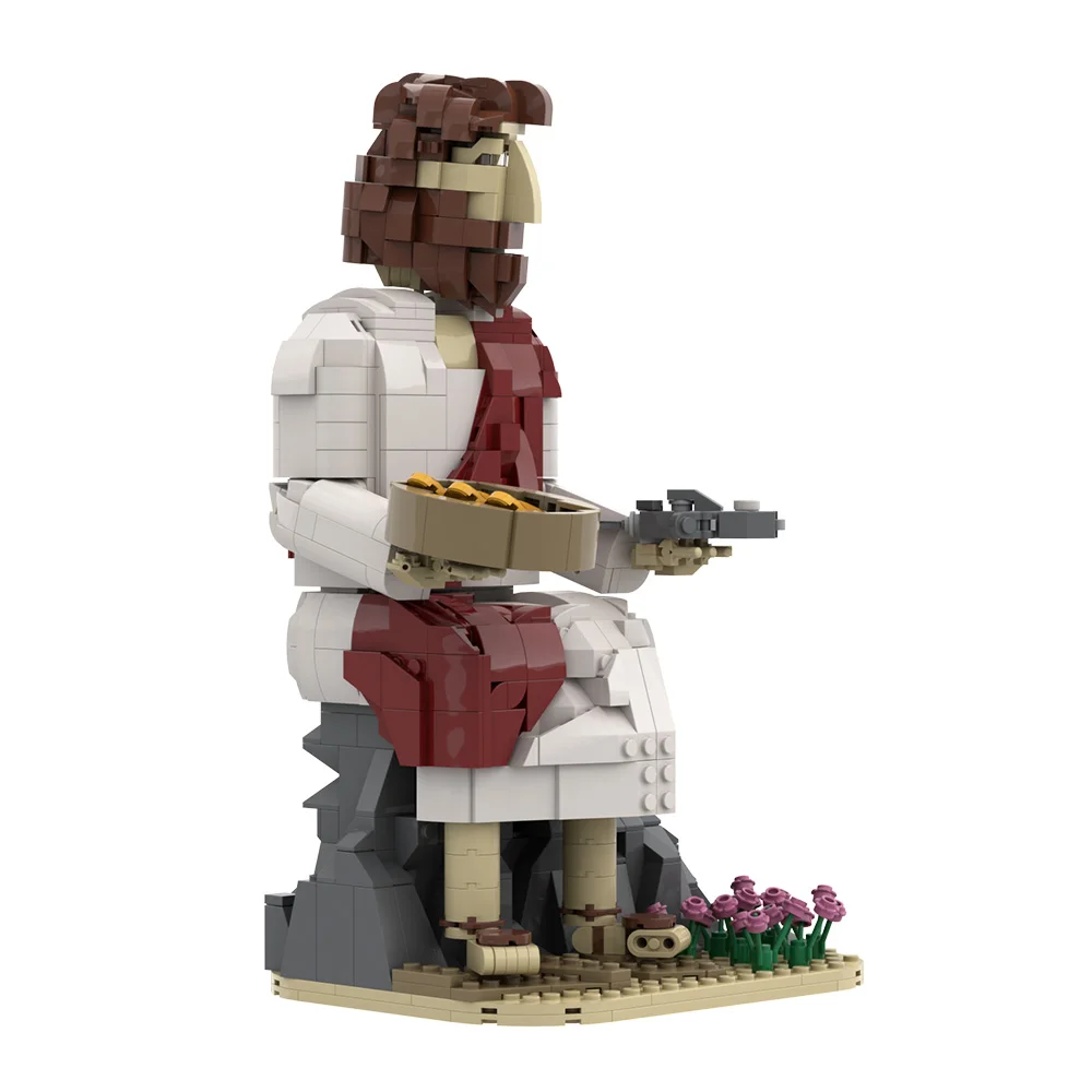MOC Christentum Jesus Fütterung der Mehrheit Ziegel Sohn Gottes Jesus Figur Baustein Modell Montage Spielzeug Kind Geburtstag Geschenk