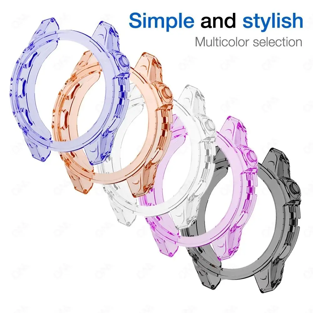 Transparent Anti-scratch Shell TPU Case Screen Protector Protective Cover For Garmin Fenix 7 7S 7X