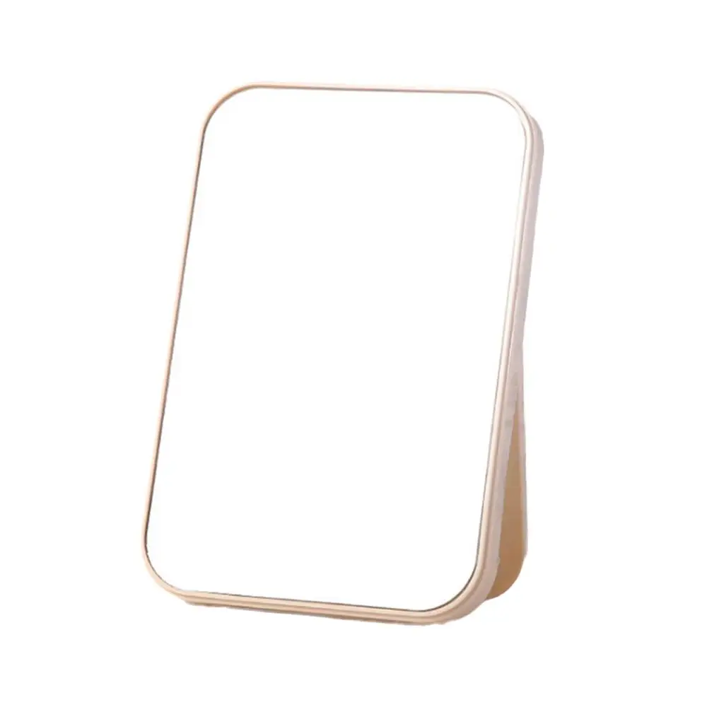 Folding Makeup Mirror Portable Makeup Mirror Student Desktop Small Dormitory Desktop Wholesale Mirror Square Mirrors Z8D8