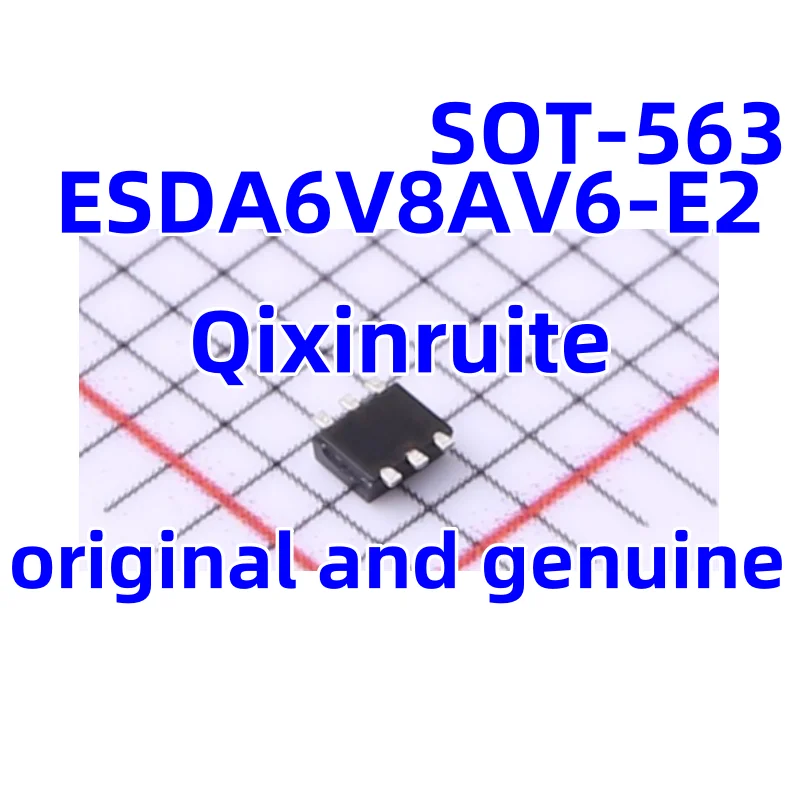 Qixinruite    New original ESDA6V8AV6=E2 SOT-563 SOT-563 Static and Surge Protection (TVS/ESD) Integrated Circuit Chip IC