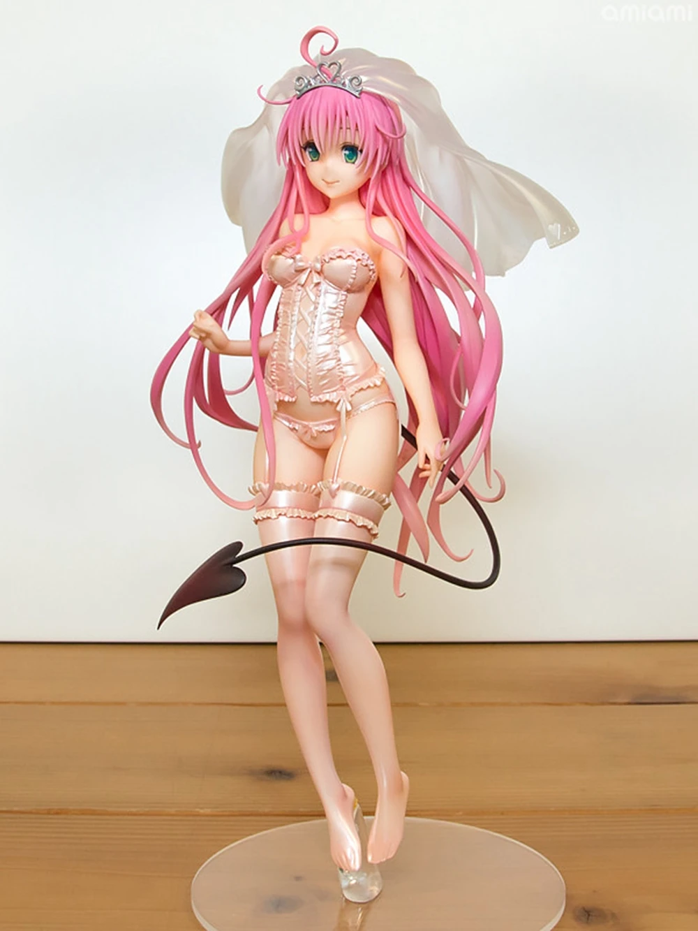 

26,5 см аниме LOVE Darkness Lala Satalin Deviluke фигурка 1/6 свадебная версия модель игрушка кукла экшн-фигурка ПВХ